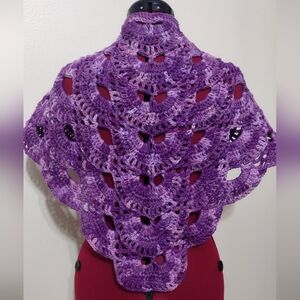 Handmade Crochet Shawl Wrap